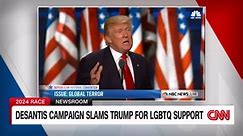 DeSantis campaign slams trump for LGBTQ support