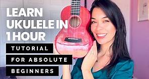 Learn How To Play UKULELE in 1 HOUR - Class for Total Beginners