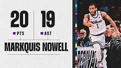 Markquis Nowell breaks tournament record with 19 assists