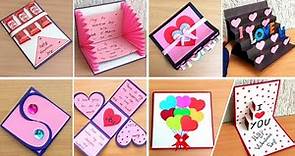 How to make Valentine's day card/Handmade Valentines Card/Valentine's day card making/Valentine card