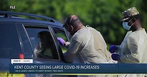 Kent County responsible for 1 in 9 Michigan COVID cases