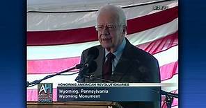 Jimmy Carter at Wyoming Monument