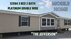 Mobile Home | The Jefferson 32x64 3 bed 2 bath Spacious Platinum Double Wide | Mobile Home Masters