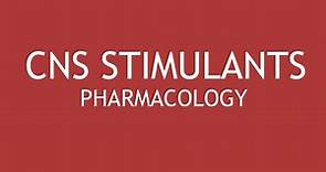Pharmacology Of CNS Stimulants by Dr.Shikha Parmar