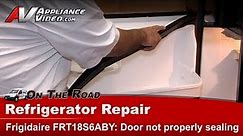 Frigidaire Refrigerator Repair - Door Not Sealing Properly - Door Gasket