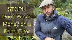 How to build a super low maintenance koi pond filter system (Cheap and easy)