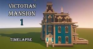 Blue Victorian / Second Empire mansion #1 | Timelapse