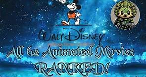 Walt Disney Animation Studios: All 62 Films RANKED!