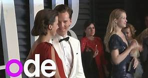 Benedict Cumberbatch and pregnant wife Sophie Hunter look adorable at Vanity Fair party