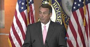 John Boehner resigns as Speaker of the House