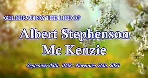 Cremation of Albert Stephenson Mc Kenzie (Mr. Buzz)