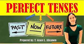 PERFECT TENSES: PAST, PRESENT, & FUTURE