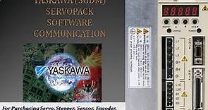 HOW TO COMMUNICATE THE YASKAWA SERVO WITH COMPUTER | COMMUNICATION YASKAWA SERVO SGDM TO PC
