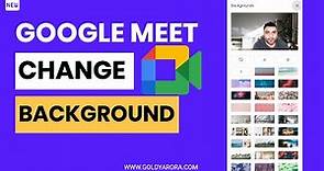 How to change background in Google Meet (in 2021) - look professional on Google Meet video calls.