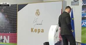 Kepa, presentado con el Real Madrid: “Llego en uno de los mejores momentos de mi carrera”