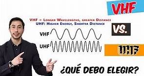 VHF vs UHF Todo lo que necesita saber su diferencia y ventajas // INVETRONICA