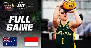 Australia v Indonesia | Women Semi-Final | Full Game | FIBA 3x3 Asia Cup 2022