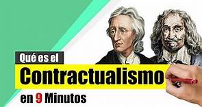 ¿Qué es el CONTRACTUALISMO? - Resumen | Las ideas de Thomas Hobbes, John Locke y J.J. Rousseau.