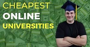 Cheapest Universities in the USA! | Online College Price Comparison List