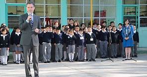 Visita a la escuela primaria República Dominicana, en la Ciudad de México‏