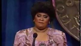 Ruth Brown wins 1989 Tony Award for Best Actress in a Musical