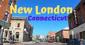 New London Connecticut (New London Ct. Downtown) Drive Thru 4K Travel Video