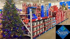 SAM'S CLUB SHOP WITH ME CHRISTMAS DECORATIONS KITCHENWARE HOME FURNITURE SHOPPING STORE WALK THROUGH