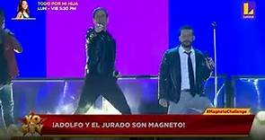 Adolfo Aguilar y el jurado de Yo Soy Grandes Famosos interpretaron temas de Magneto