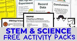 STEM Worksheets (FREE Printables)