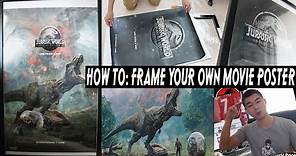 How to Frame Your Own Movie Poster-The Cheap Way!