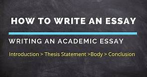 What is an Essay - Types of Essay - Parts of Essay - Purpose of Essay - Essay Writing