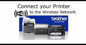 Connect Brother Printer to Internet. Wireless set up for DCP-1610w. Works for all Brother printers.