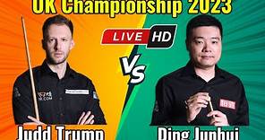 Judd Trump vs Ding Junhui UK Championship 2023 Semifinal Live Match HD