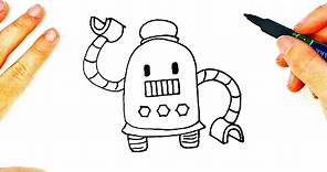 Cómo dibujar un Robot para niños | Dibujo de Robot paso a paso