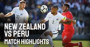 FIFA World Cup Intercontinental Playoff - All Whites v Peru Highlights