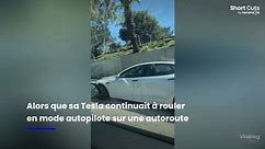 Une femme découverte endormie au volant de sa Tesla sur l'autoroute