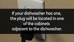 Dishwasher not Running - Loose Plug