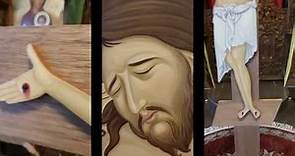 The making of a new Icon - The Crucifixion of Christ