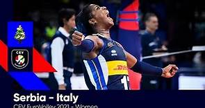 THE FINAL Italy vs Serbia I CEV EuroVolley 2021 Women I Holidays Special