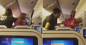 Shocking Video Shows Two Passengers Fighting on Plane Before Take-Off