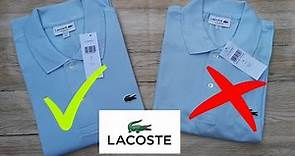 How to spot a fake Lacoste Polo Shirt | Real vs Fake | Mens Polo Shirts