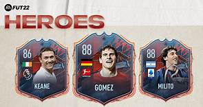 FIFA 22 FUT Héroes: así son las nuevas cartas de Ultimate Team y jugadores confirmados