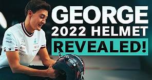 George Russell 2022 Mercedes F1 Helmet REVEALED!