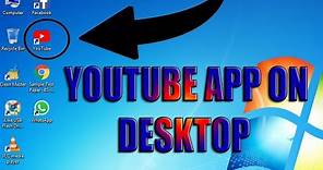 How to download youtube app for pc windows and laptops for free