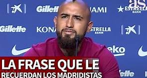 La frase de Vidal que le recuerdan los madridistas en Twitter | Diario AS