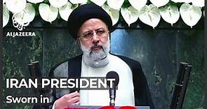 Ebrahim Raisi sworn in as Iran’s eighth president