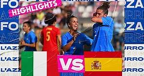 Highlights: Italia-Spagna 1-1 - Femminile (1 luglio 2022)