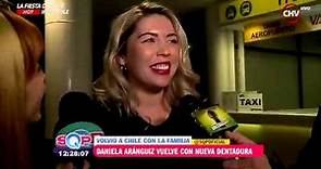 Daniela Aránguiz regresa a Chile y sorprende con retoque en sus dientes - SQP