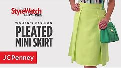 How to Wear a Pleated Midi Skirt | JCPenney