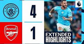 EXTENDED HIGHLIGHTS | Man City 4-1 Arsenal | De Bruyne, Stones & Haaland Goals!
